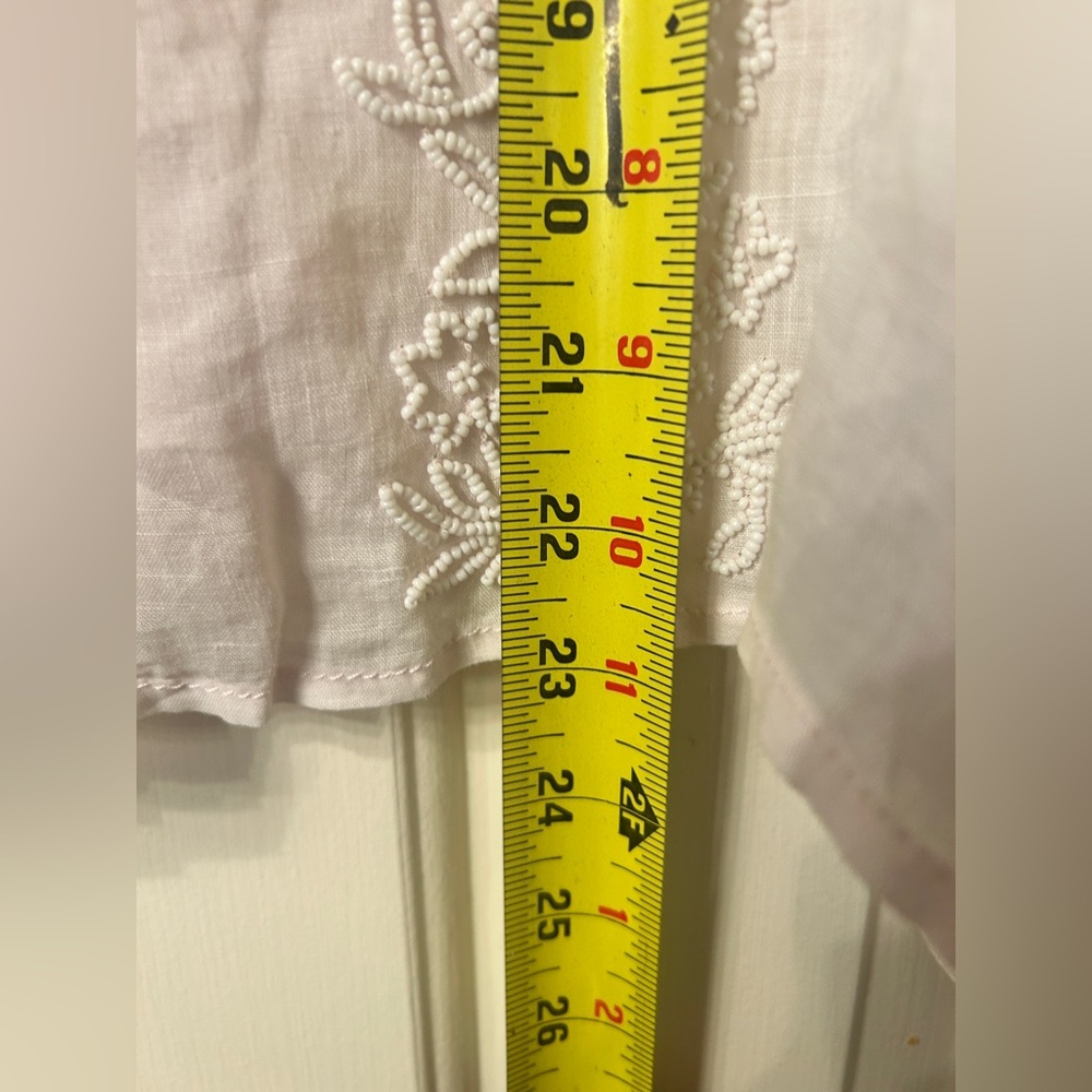 J.Crew Collection beaded button-up shirt in ramie - Picture 14 of 15